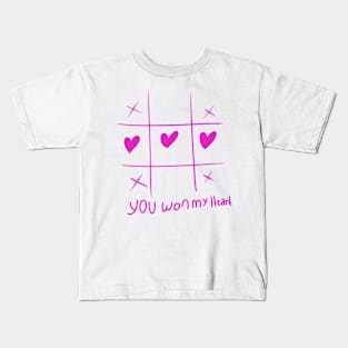 you won my heart Kids T-Shirt